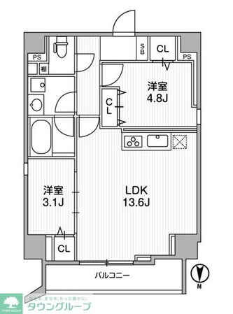 Lighthouse西新宿の物件間取画像